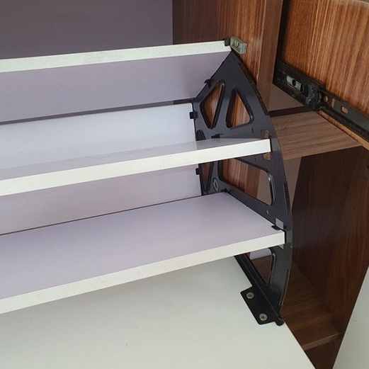 Tủ giầy nguyên khối 3 tầng thông minh có ngăn kéo chứa đồ - bảo hành 2 năm