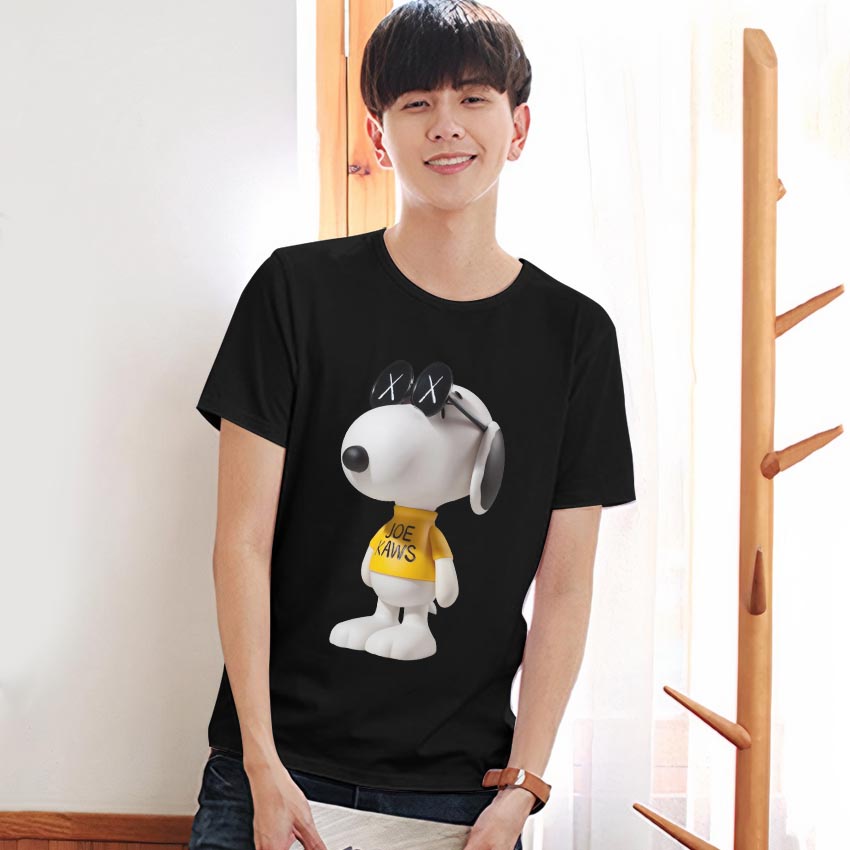 Áo Thun Unisex BEEBEE 100% Cotton JOE KAWS SNOOPY T-SHIRT-JKAWS001