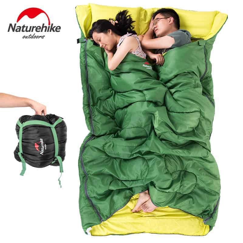 TÚI NGỦ ĐÔI NATUREHIKE (KÈM GỐI HƠI)