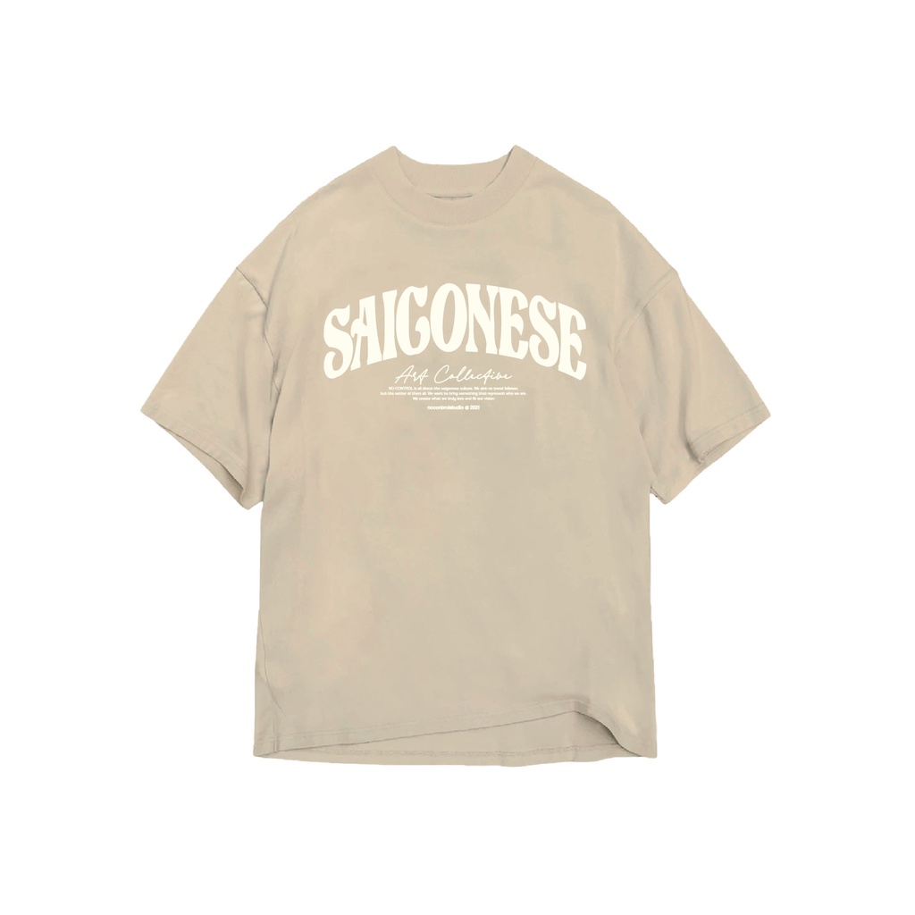 Áo thun No-Control Studio - SAIGONESE TEE (BEIGE)