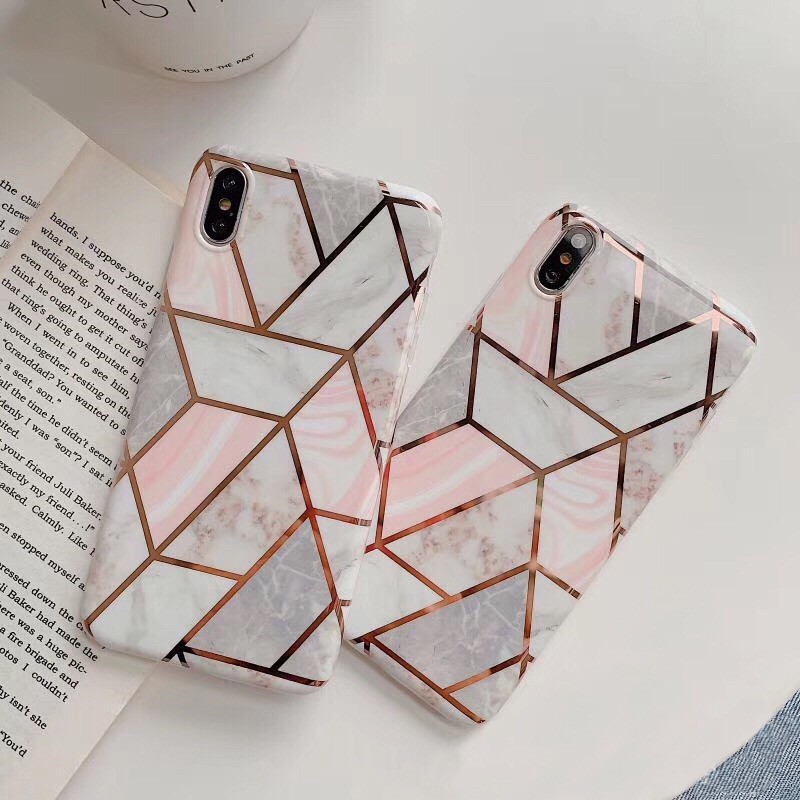 [ FREESHIP TỪ 50K TOÀN QUỐC ] Ốp lưng iphone vân đá kẻ ô | BigBuy360 - bigbuy360.vn