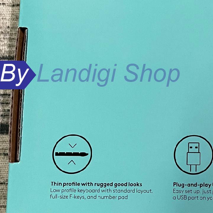 Bàn phím có dây Logitech K120 kết nối bằng cồng USB