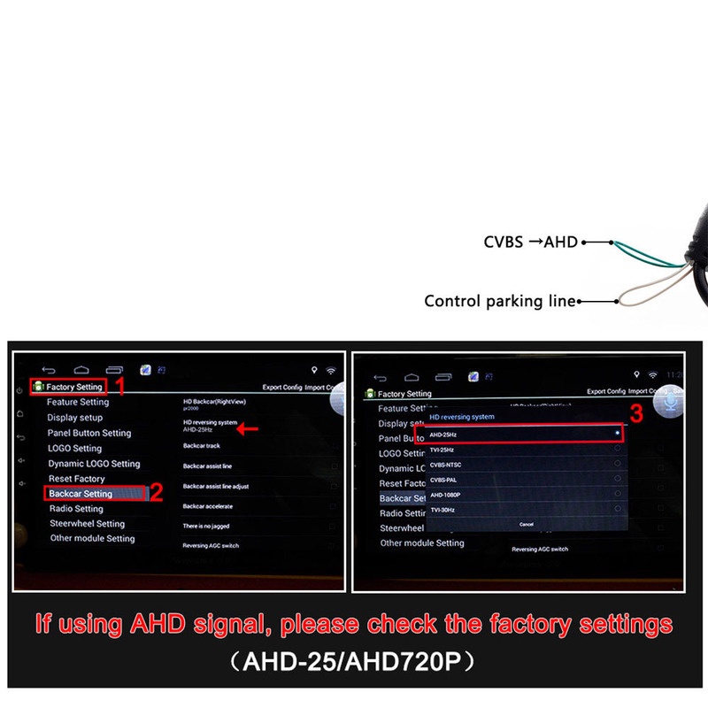 170° Camera Lùi Xe 720P AHD/CCD Hình Con Cá Nhìn Ban Đêm | BigBuy360 - bigbuy360.vn