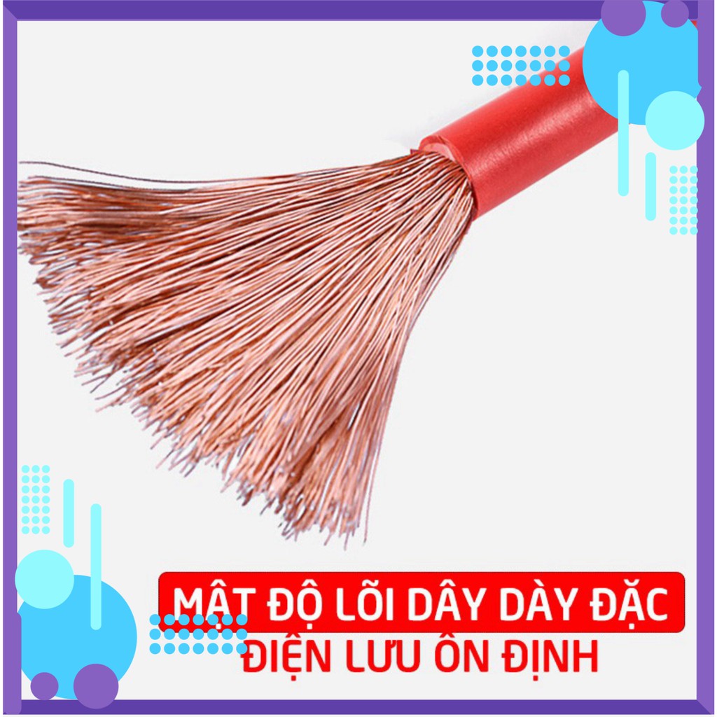 Bộ dây câu bình ắc qui 500A; 1000A lõi đồng lớn.