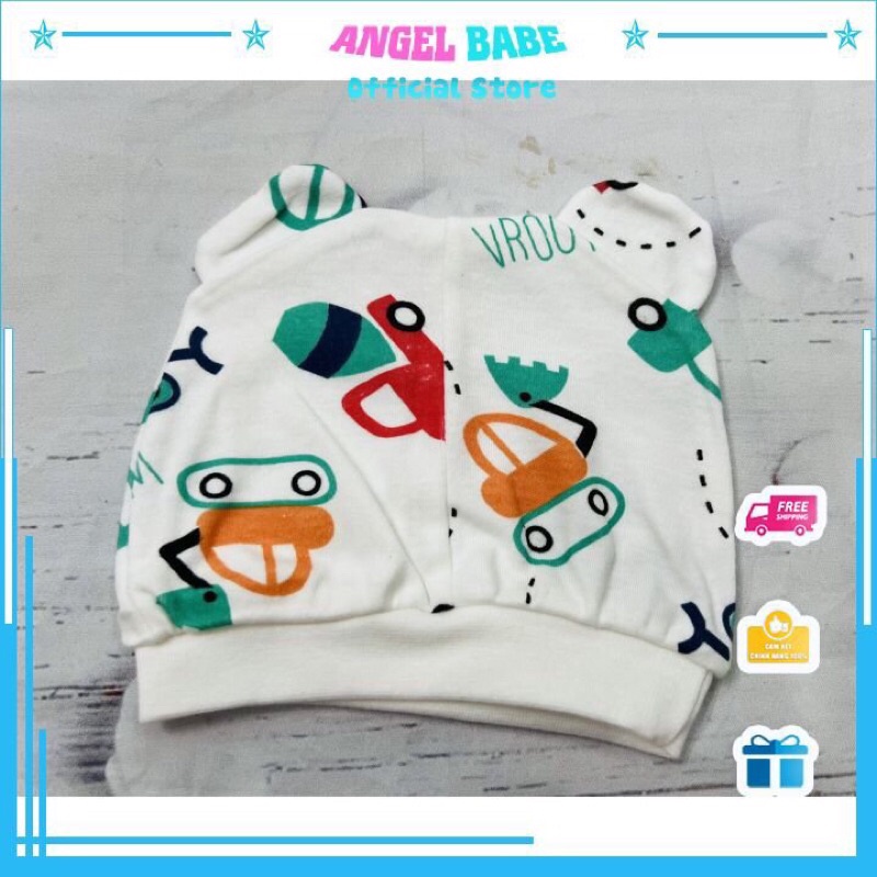 Nón sơ sinh cho bé hình gấu