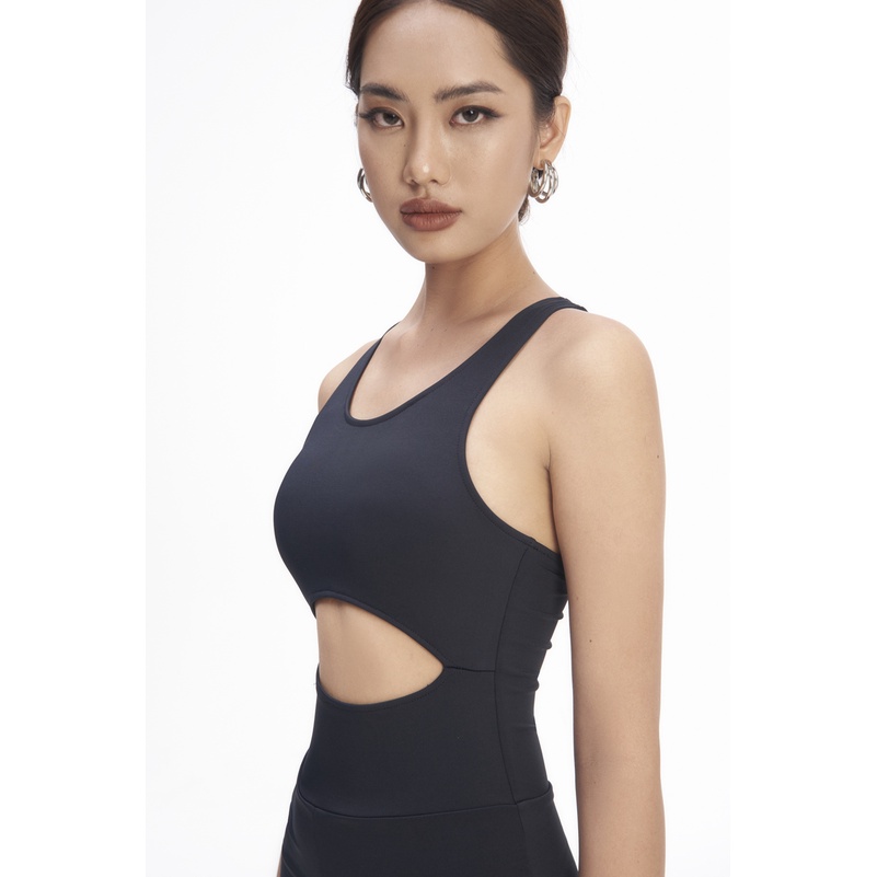 Là min - Áo Cut-out Bodysuit with Halter-neck