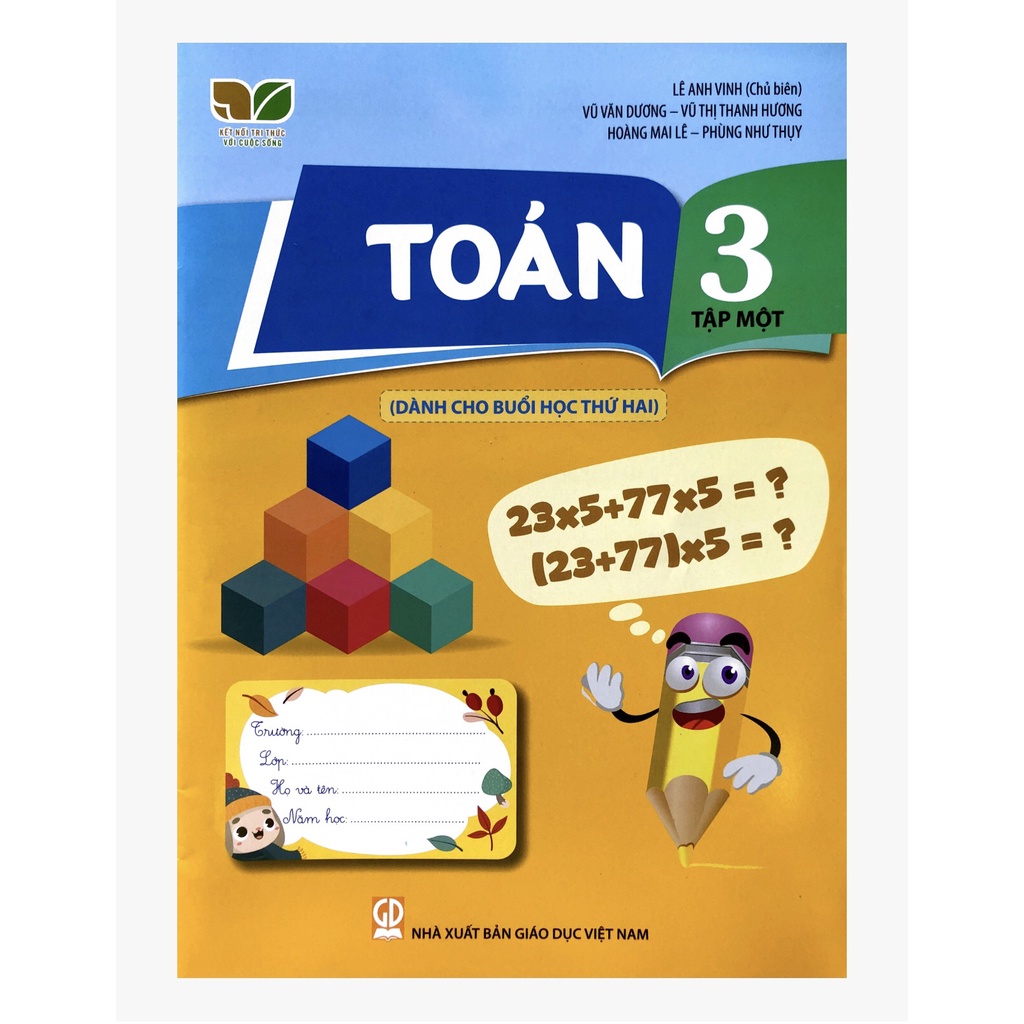 Sách - Toán 3 dành cho buổi học thứ hai - Kết nối tri thức với cuộc sống