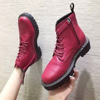 Giày cao cổ / boots da nữ ulzzang