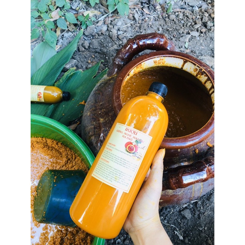 Cốt gừng nghệ gấc hạ thổ 6 tháng toàn thân 1000ml | BigBuy360 - bigbuy360.vn