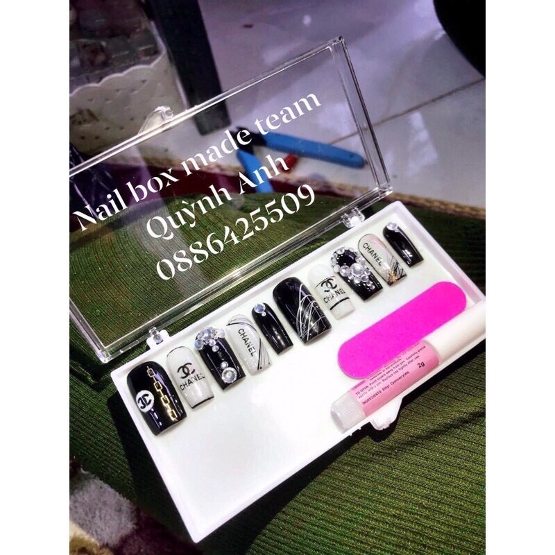 nail box thiết kế.móng úp,móng giả