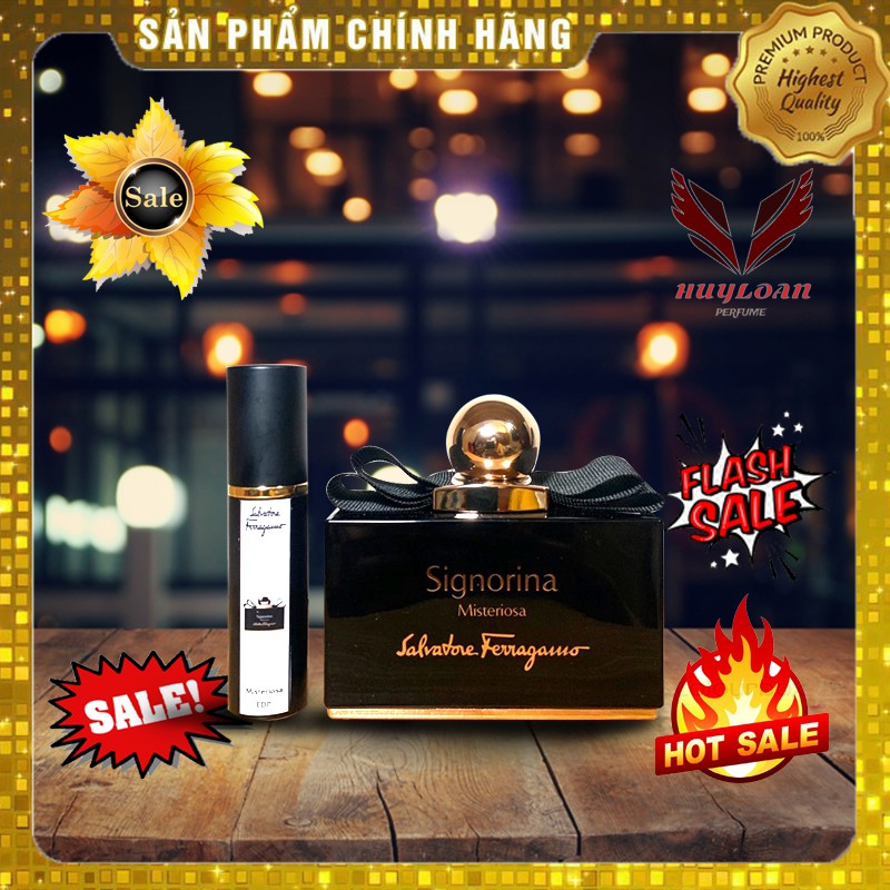 Nước hoa nữ mini Salvatore Ferragamo Signorina Misteriosa edp (đen)