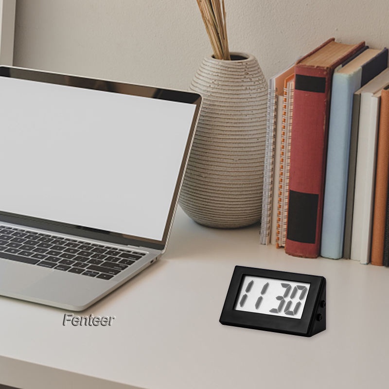 Đồng Hồ Để Bàn Chạy Bằng Pin Với Màn Hình LCD Hiển Thị PS Dùng Trang Trí Nghệ Thuật Nhiều Dịp