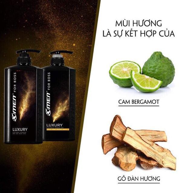 [chính hãng] Dầu gội X-Men For Boss Gold Luxury nước hoa nước hoa 650g