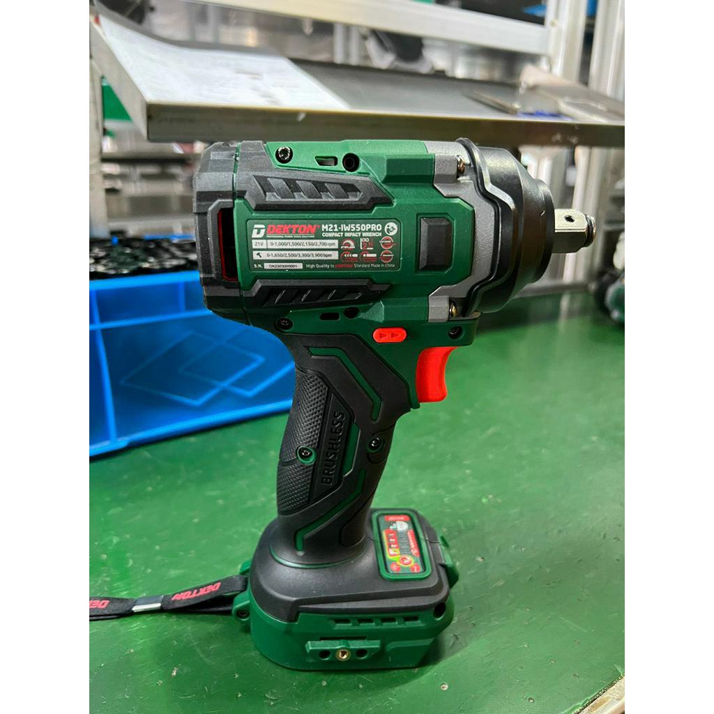 Máy siết bulong pin 21V Dekton M21-IW550PRO 550Nm