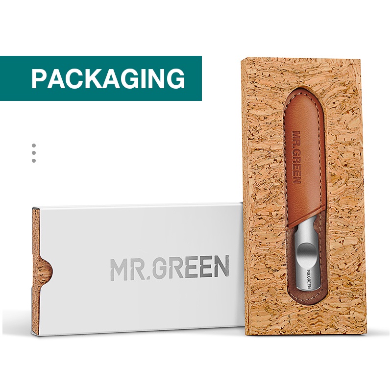 Cây Dũa Móng Hai Mặt Bằng Thép Không Gỉ Chuyên Nghiệp MR.GREEN