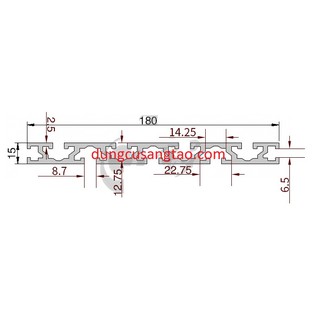 Nhôm mặt bàn 15180