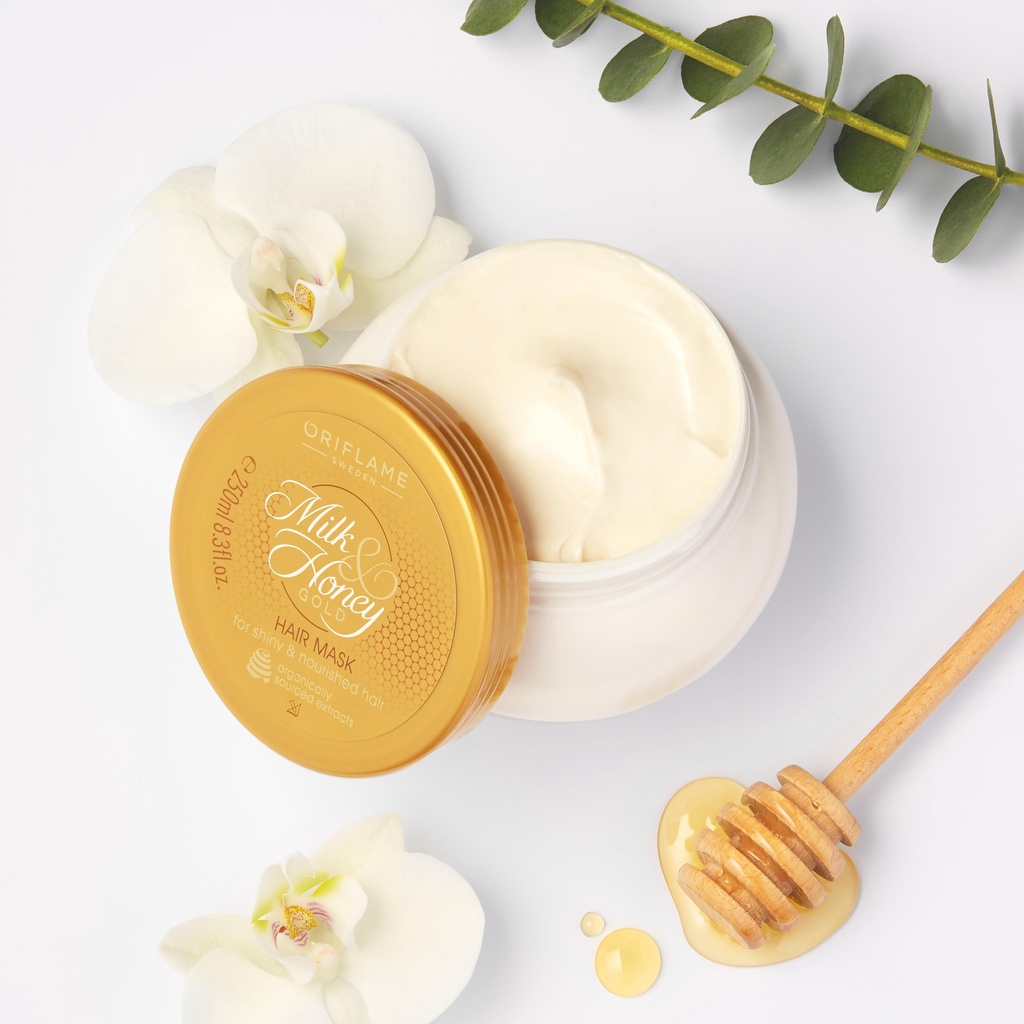 Ủ TÓC - KEM Ủ TÓC MILK & HONEY GOLD Hair Mask GIẢM GÃY RỤNG PHỤC HỒI HƯ TỔN CHỐNG XƠ RỐI TĂNG CƯỜNG DƯỠNG ẨM SÂU 250ML