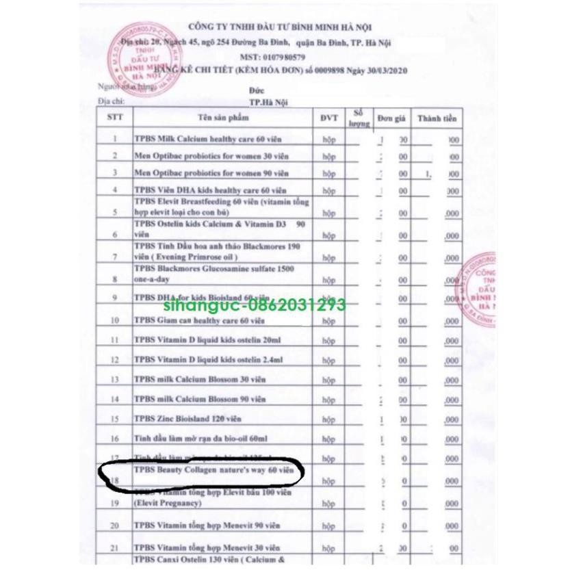 Viên uống collagen Nature’s Way Rosehip Collagen 60 viên | Thế Giới Skin Care