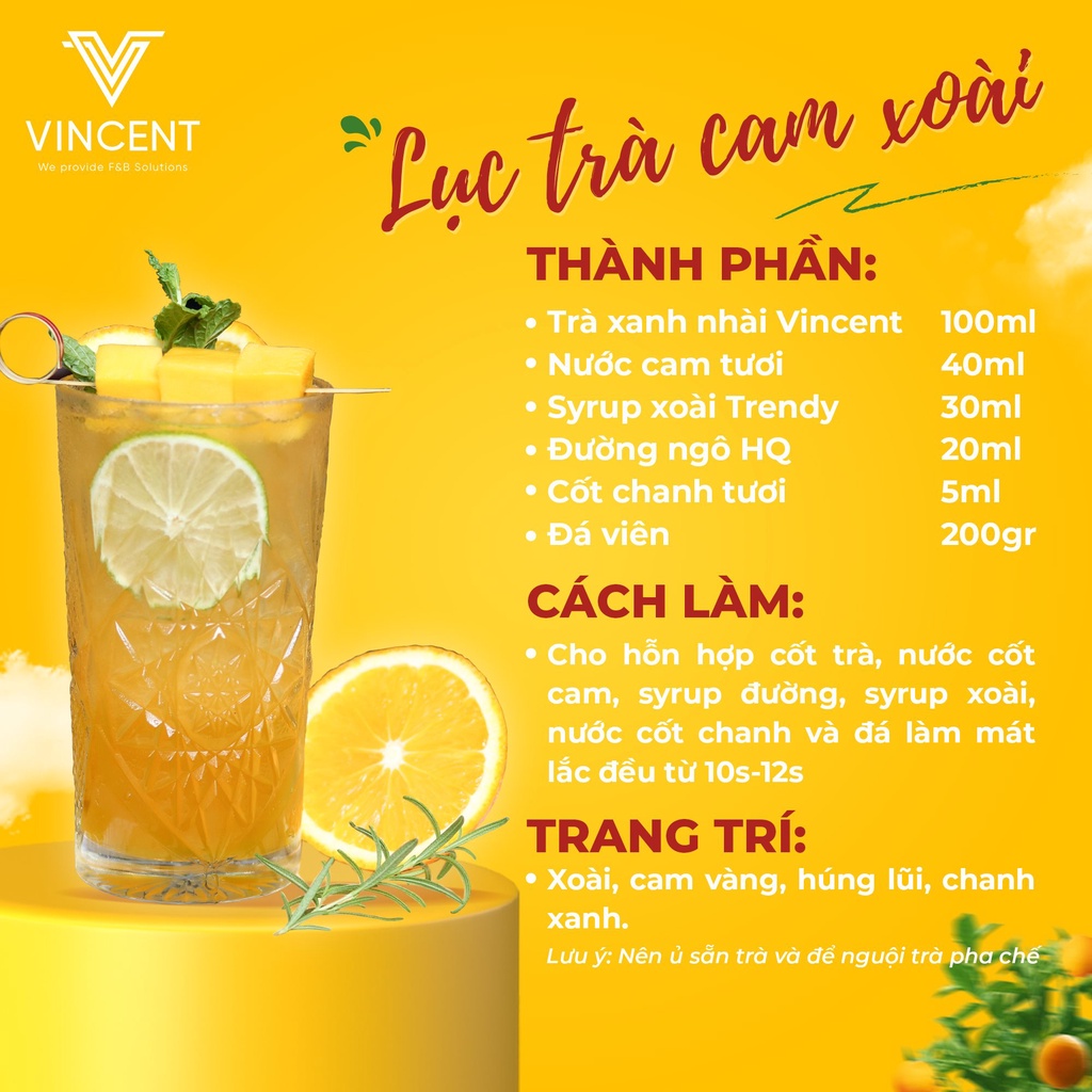 Bộ 3 trà nguyên chất Vincent
