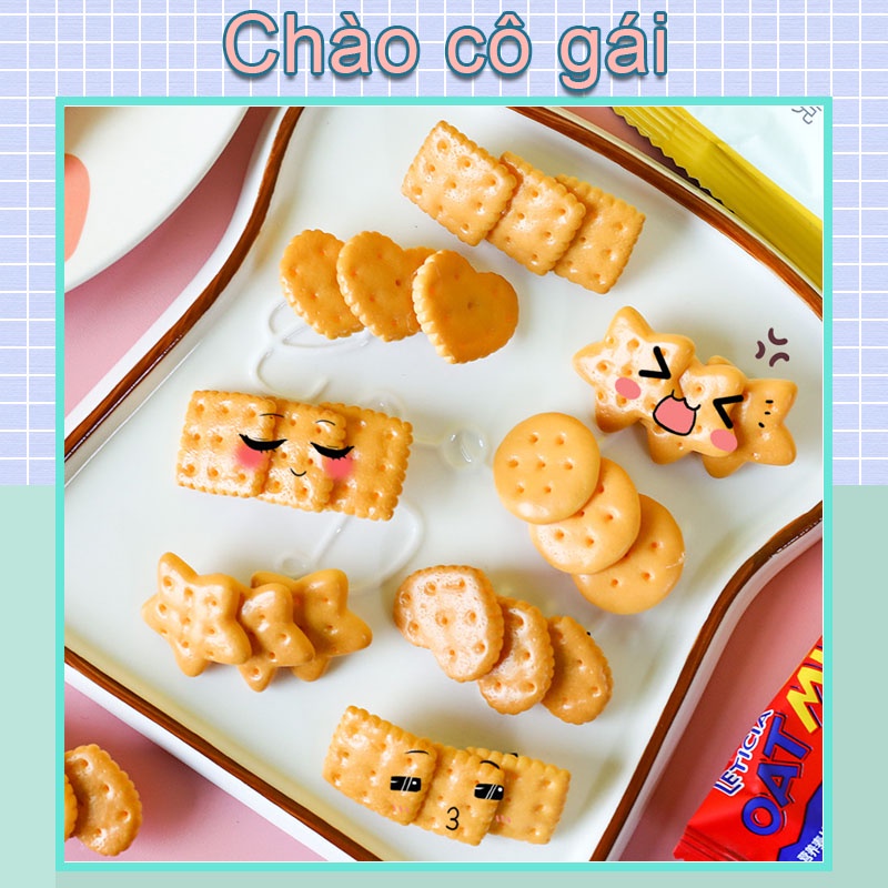 Kẹp tóc hình bánh quy dễ thương cho nữ