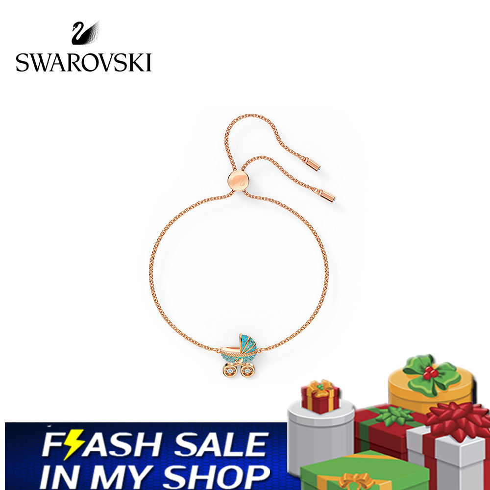FLASH SALE 100% Swarovski VòngTay Nữ SWEET Tính cách ngọt ngào của Stroller FASHION Bracelet trang sức đeo Trang sức