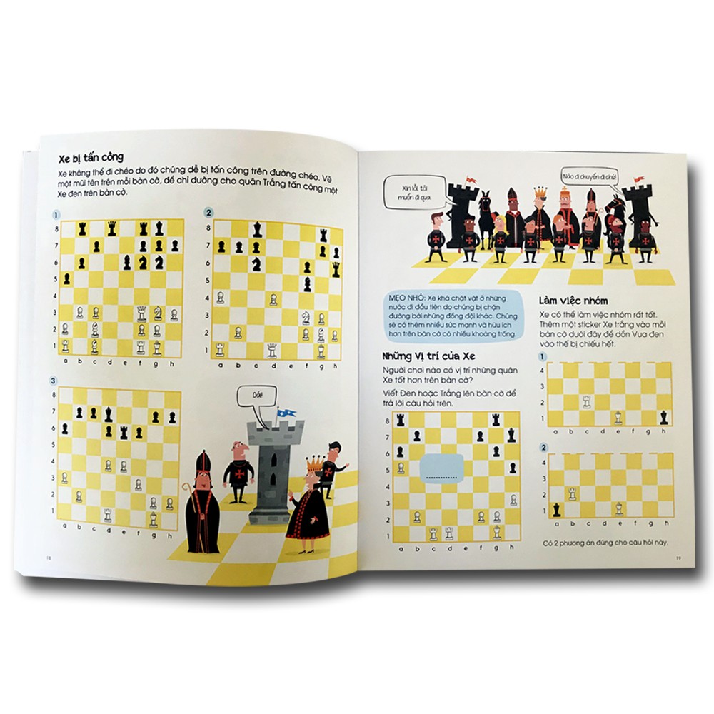 Sách chơi cờ vua cùng bé - Dành cho bé từ 3 tuổi - Bộ 3 quyển