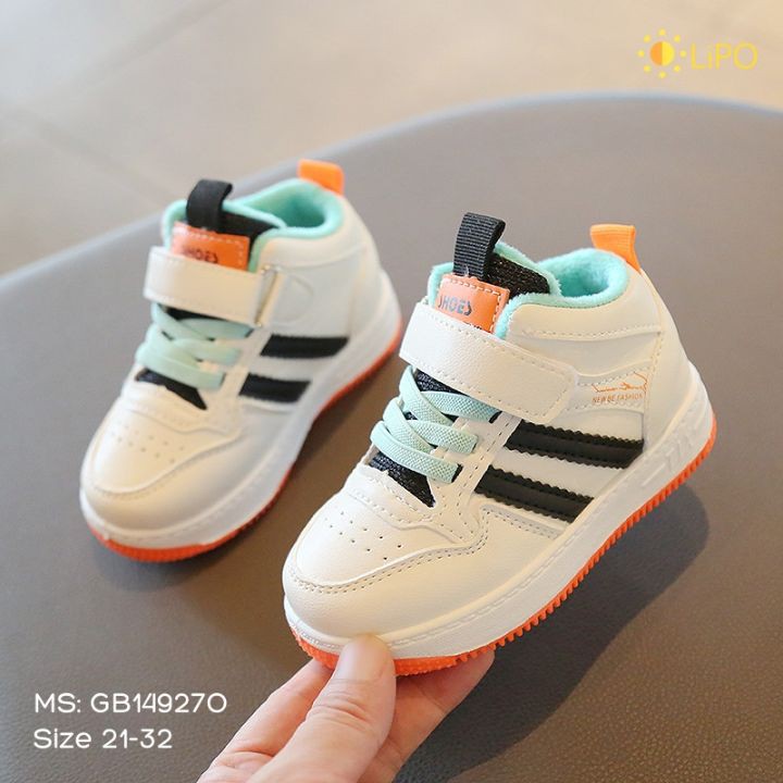 GIÀY THỂ THAO KẺ 2 SỌC CHO BÉ TRAI , BÉ GÁI Sneaker trẻ em - GB149