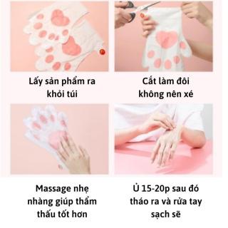 DEAL SỐC Combo 3 Túi Ủ Tay Dưỡng Ẩm Trắng Sáng Da Chống Tàn Nhang Đồi Mồi