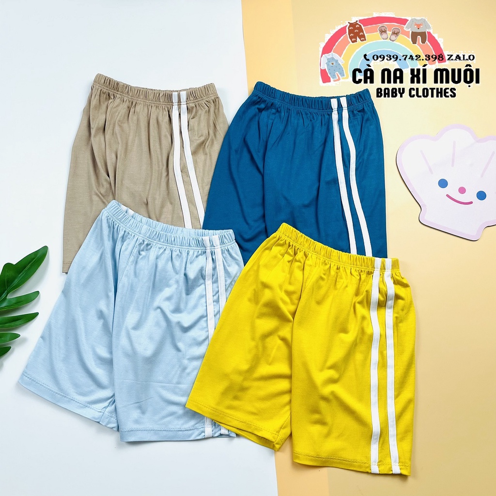 FULLSIZE10-29KGSet 4 Quần Thun Lạnh Minky Mom Hàng Chuẩn Hoạ Tiết Dể Thương Cho Bé Gái Bé Trai, Đủ Màu