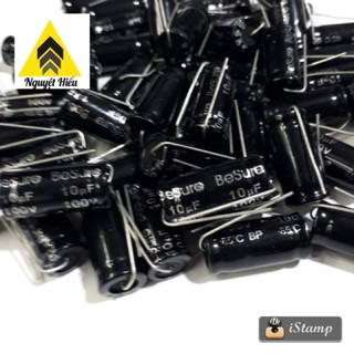 Set 10 tụ besure 2 đầu 10UF-100V