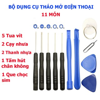 Bộ tua vít đa năng tháo mở điện thoại 8-11 món tiện lợi nhỏ gọn