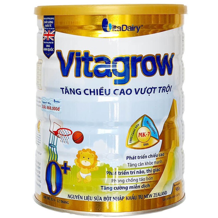 Sữa Vitagrow 0+ 400g TĂNG CHIỀU CAO CHO BÉ TỪ 0 - 12 THÁNG