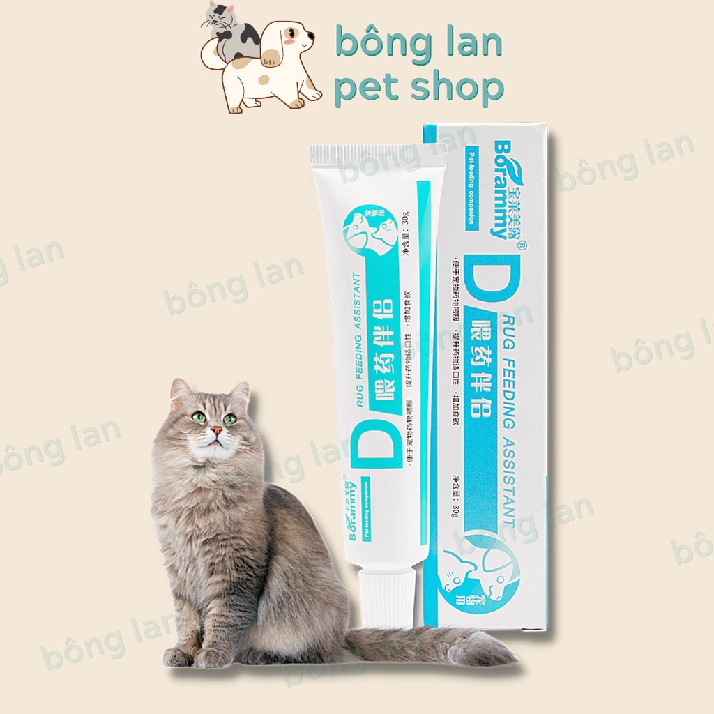 Gel ăn dưỡng lông dưỡng da kích thích ăn ngon cho chó mèo 30gr
