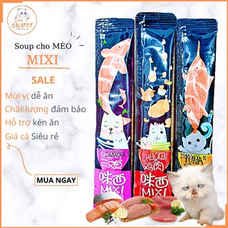 SOUP THƯỞNG MIXI CHO MÈO - 1 THANH 15G - SALAPET