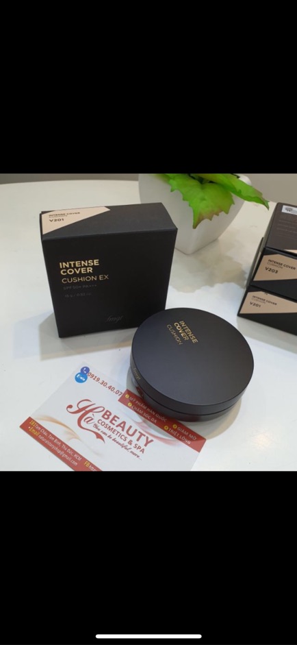 Phấn nước trang điểm che phủ tốt khuyết điểm hàn quốc The Face Shop fmgt Cc Intense Cover Cushion Ex 15g SPF50+PA+++ | BigBuy360 - bigbuy360.vn
