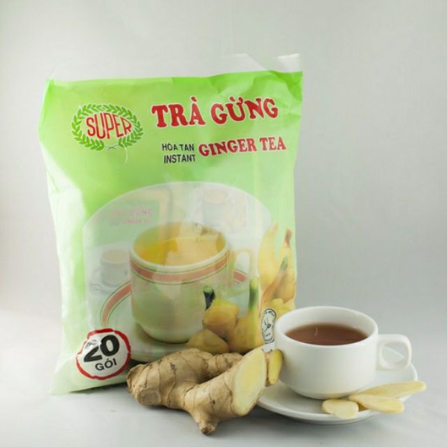 Bịch Trà Gừng Hoà Tan Ginger Tea 400gr