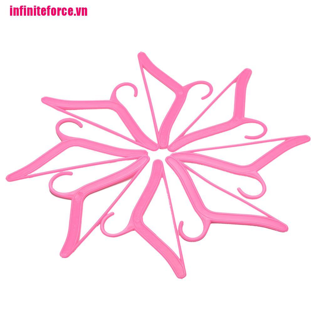 Bộ 20 Móc Treo Quần Áo Màu Hồng Xinh Xắn