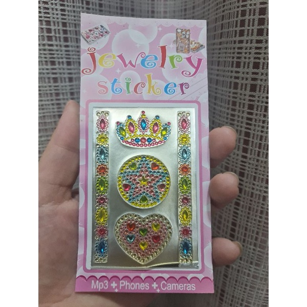 Vỉ sticker hạt đá loại siêu mỏng, lấp lánh, chuyên dùng trang trí ốp điện thoại và đồ dùng