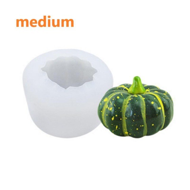 Khuôn Silicone Tạo Hình Quả Bí Ngô 3D Trang Trí Bánh