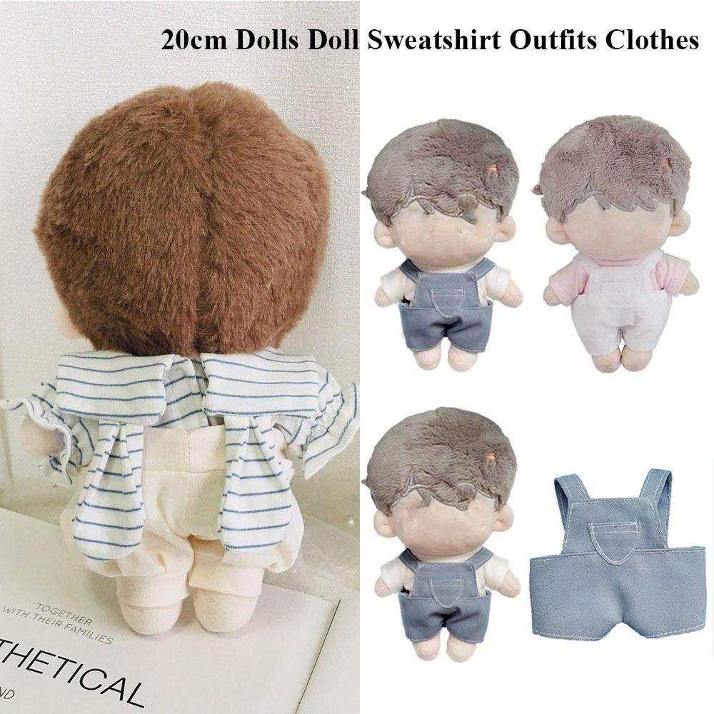 Bộ Áo Thun Và Quần Yếm Handmade Dành Cho Búp Bê 1 / 12BJD 20cm