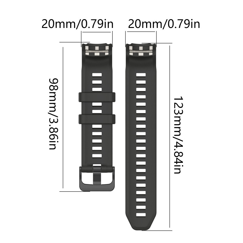 Dây Đeo Đồng Hồ Bằng Silicone Mềm Chống Nước 20mm Cho Instinct 2S