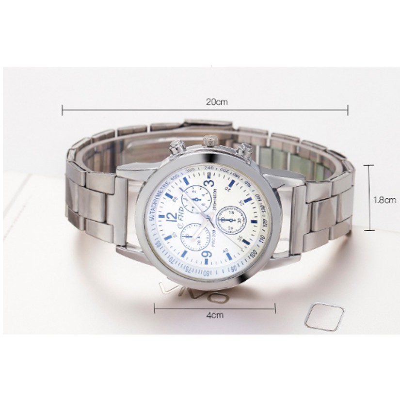 ĐỒNG HỒ NAM DÂY KIM LOẠI FHD CỰC ĐẸP