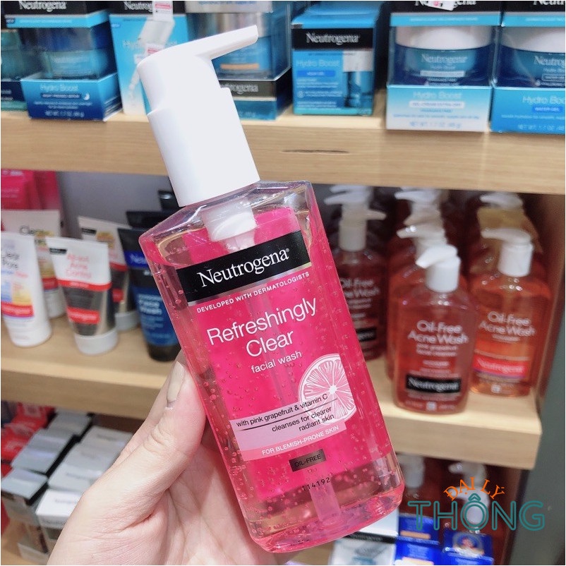 Sữa Rửa Mặt Neutrogena Oil Free Acne Wash 269ml/198ml | Refreshingly Clear 150ml/200ml | Oil Balancing 150ml