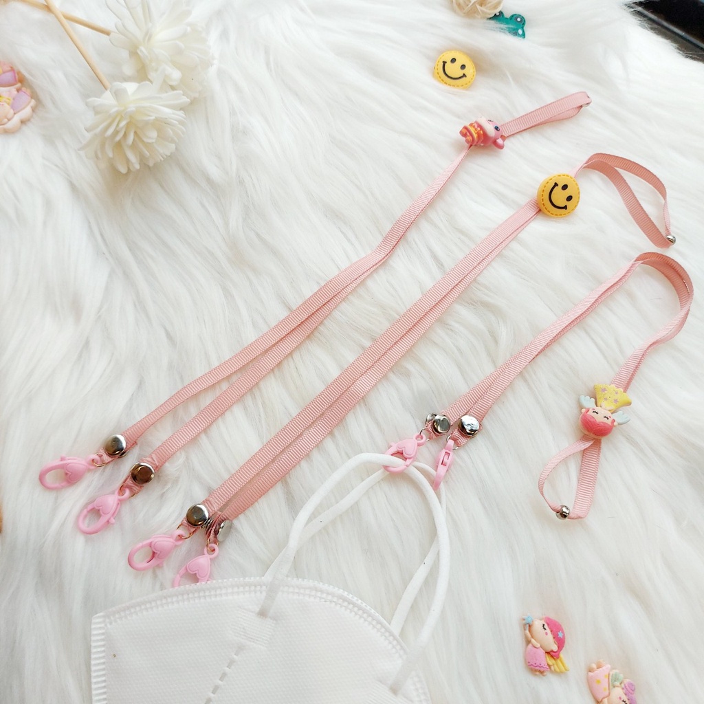 Dây đeo khẩu trang handmade charm hoạt hình ngộ nghĩnh