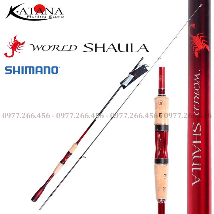 Cần Câu Shimano World Shaula - Máy Đứng - Máy Ngang