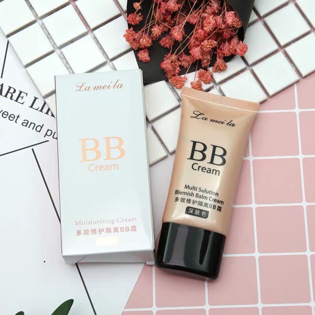 Kem nền trang điểm dưỡng ẩm BB Cream Moisturing Lameila che khuyết điểm tự nhiên