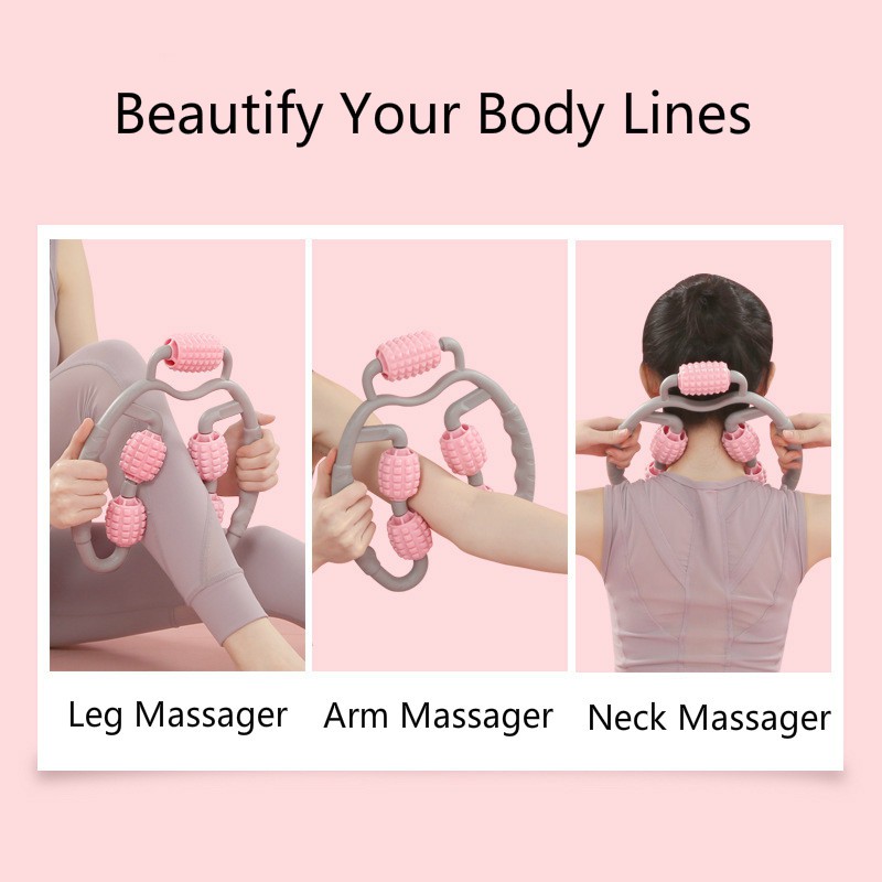 Con lăn Yoga Massage Bắp Tay, Bắp Chân Thư Giãn Cơ Và Giảm Mỡ Thừa Cho Cơ Thể