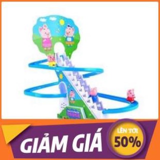 SKU1107 Đồ Chơi Heo Peppa Leo Cầu Thang, Cầu Trượt Có Nhạc Cỡ Lớn