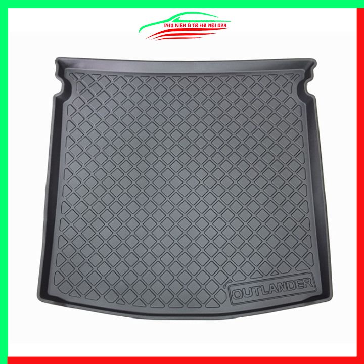 Thảm nhựa lót cốp Outlander 2016-2022 nhựa dẻo dày dặn đàn hồi tốt