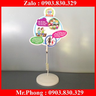 [BÃO SALE] wobbler để bàn, wobbler quảng cáo, chân đế quảng cáo, wobbler lò xo, kẹp lò xo quảng cáo, kẹp lò xo wobbler